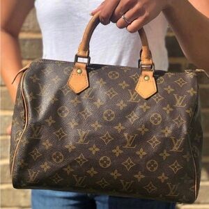 Louis Vuitton Authentic Speedy 30 Travel Bag